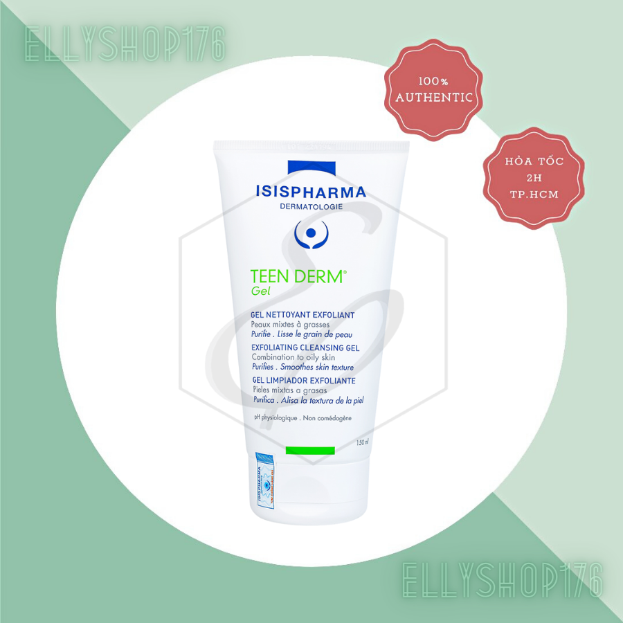Sữa Rửa Mặt IsisPharma Teen Derm Gel Cho Da Dầu Mụn 150ml